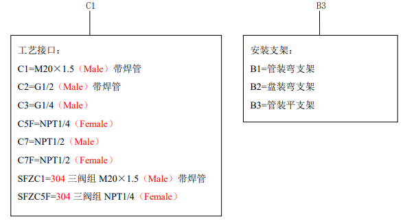 WMB3351雙法蘭遠(yuǎn)傳壓力/壓差變送器配件選擇